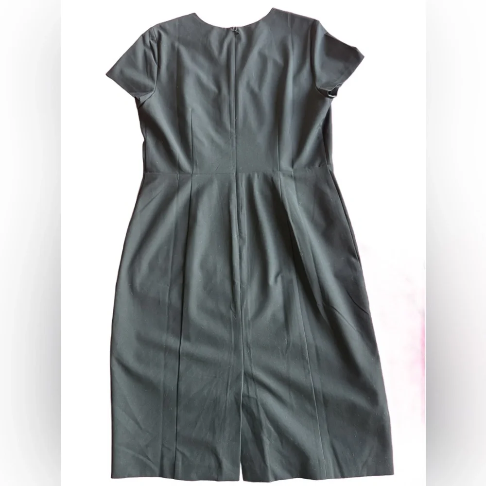 Ann Taylor Factory Charcoal Midi Dress - Picture 4 of 6